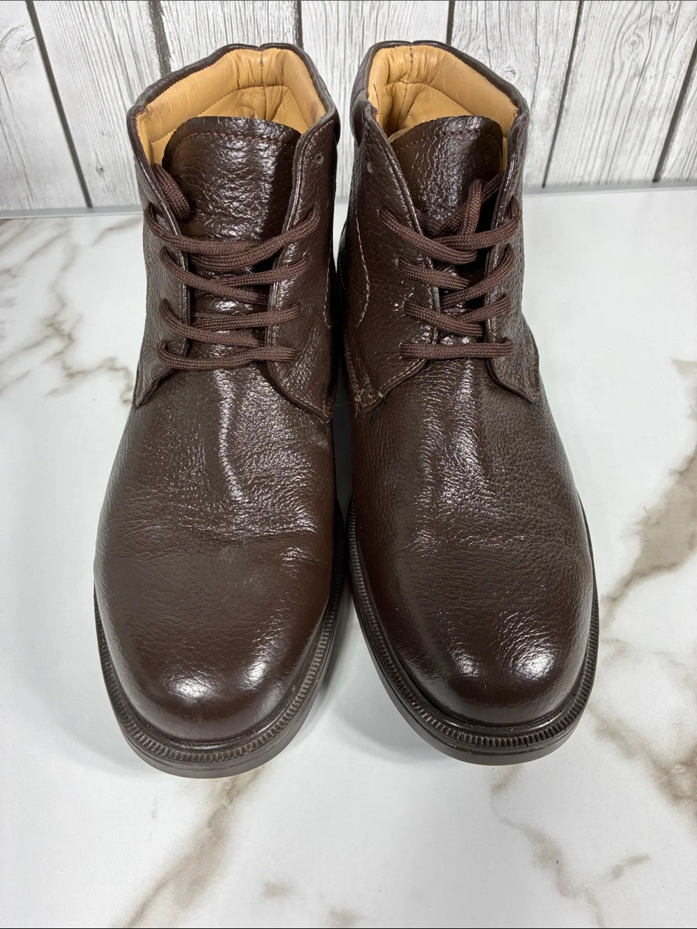Bond Imperial| Men's Classic Brown Lace-Up Boots